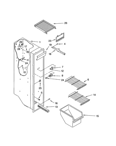 Freezer liner