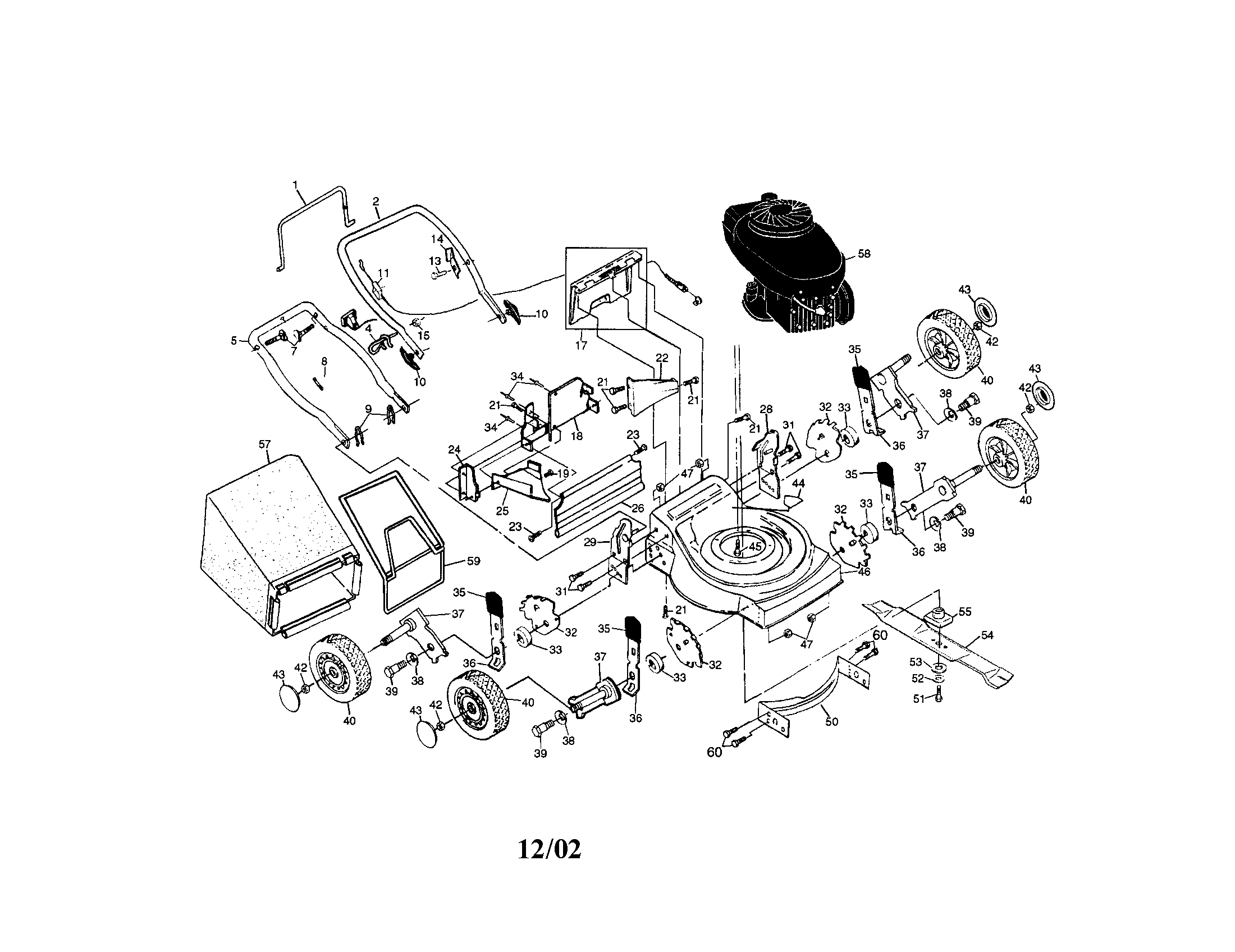 Rotary lawn mower
