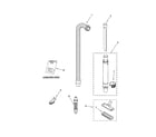 Kenmore 11632213200 hose and attachment diagram