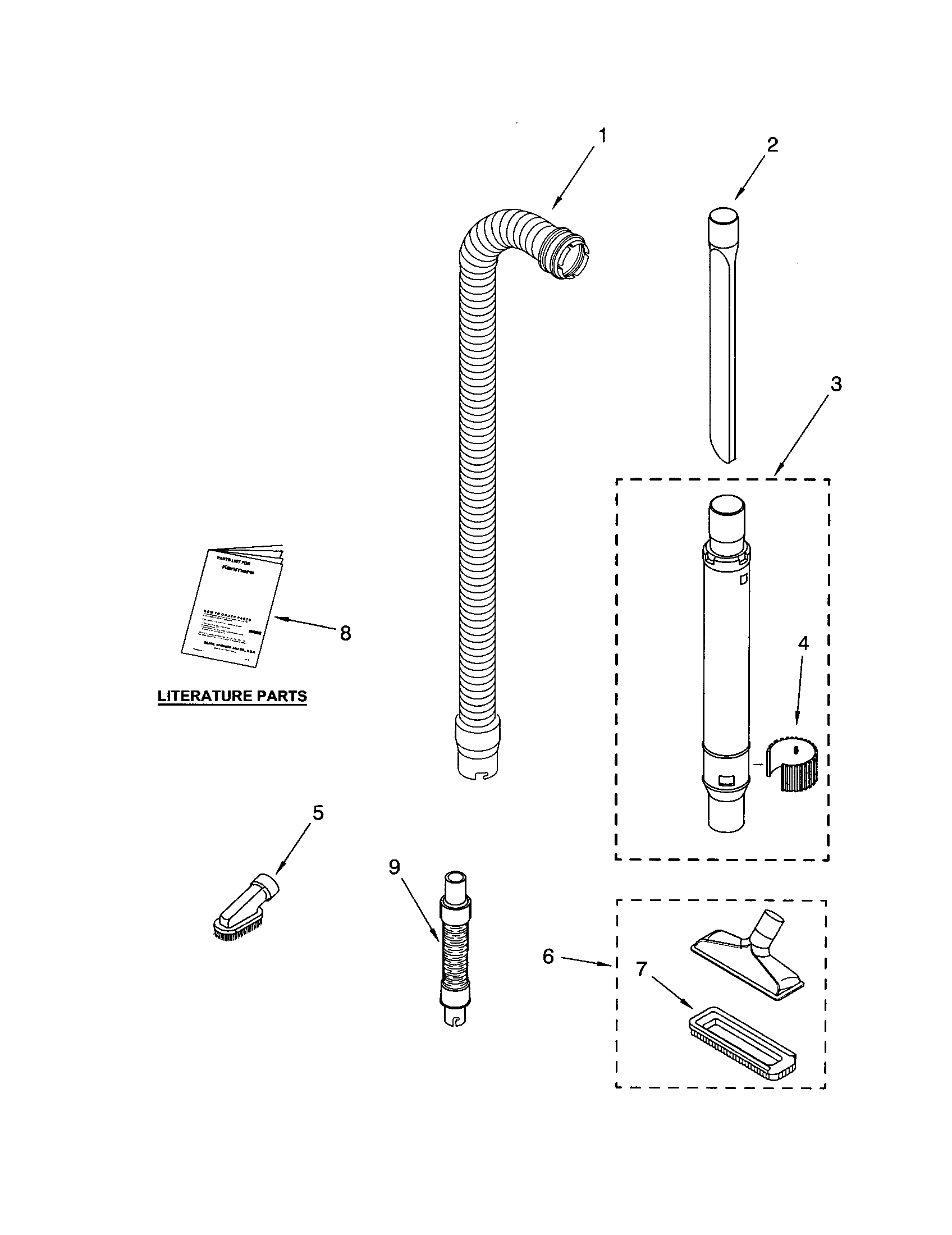 Hose and attachment