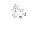 Craftsman 917292493 belt guard and pulley assembly diagram