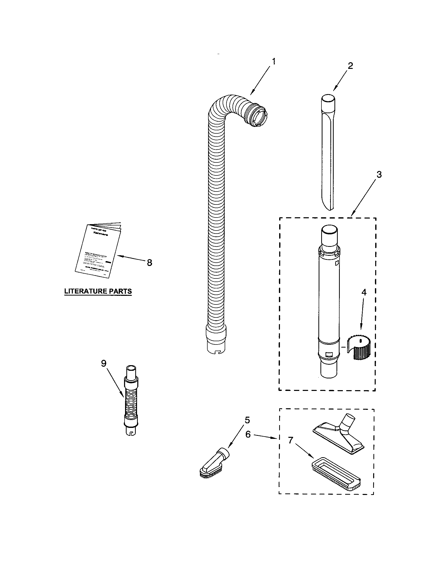 Hose and attachment