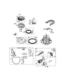 Short block/flywheel/starter-rewind
