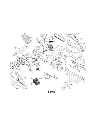 Console/frame/seat/belt