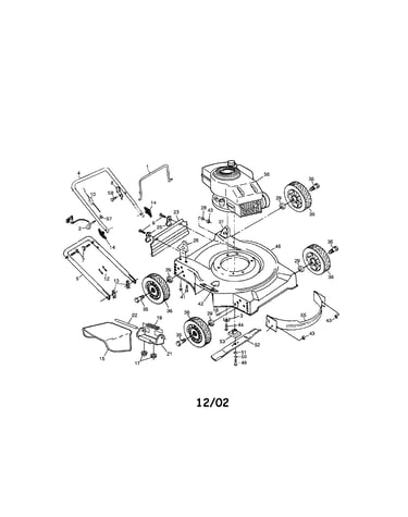 Engine/housing/handle