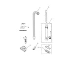Kenmore 11632612200 hose and attachment diagram