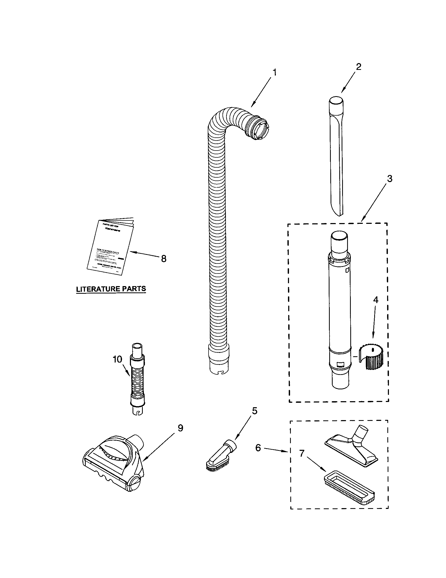 Hose and attachment
