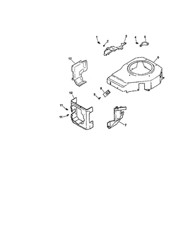 Blower housing and baffles