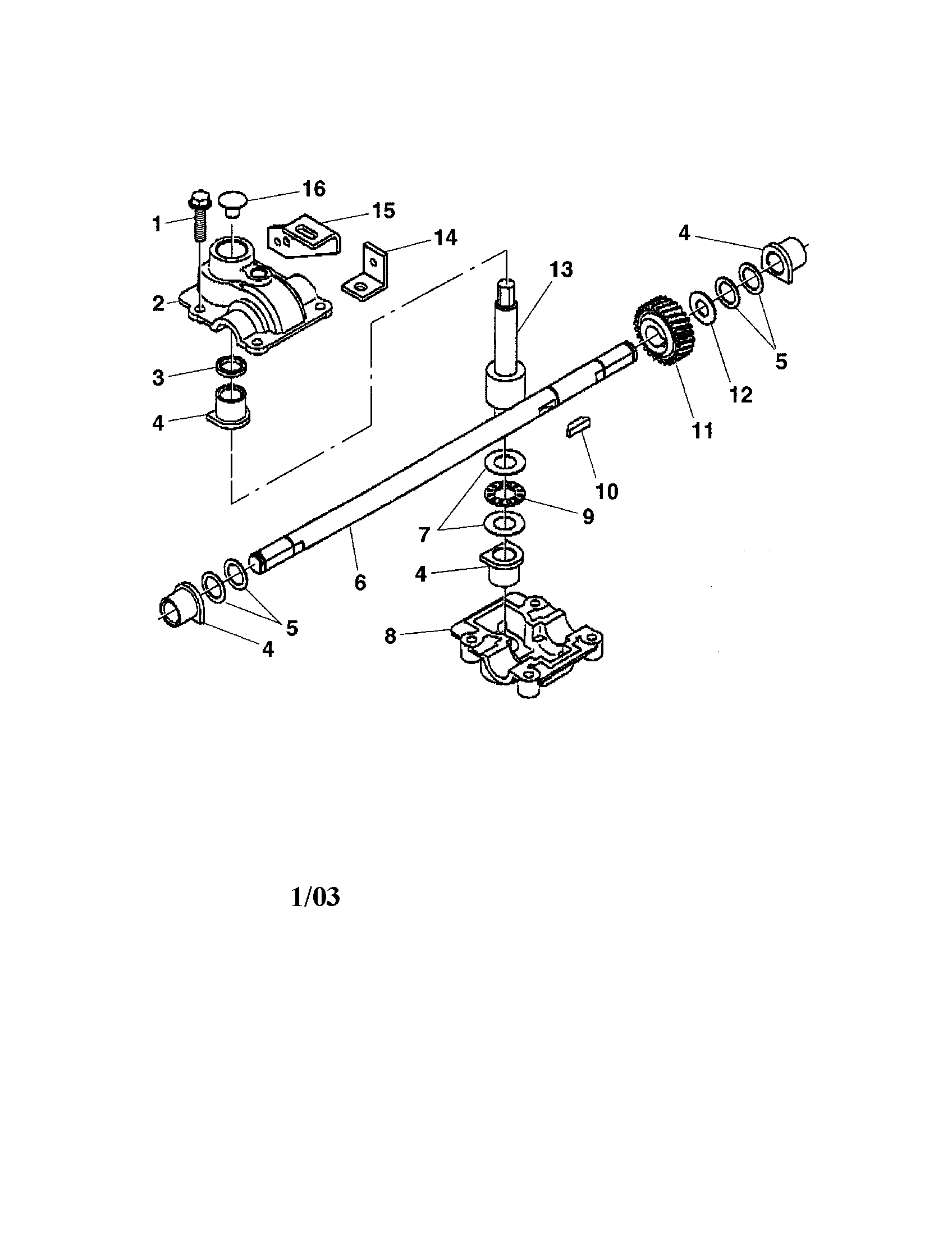Gearcase assembly