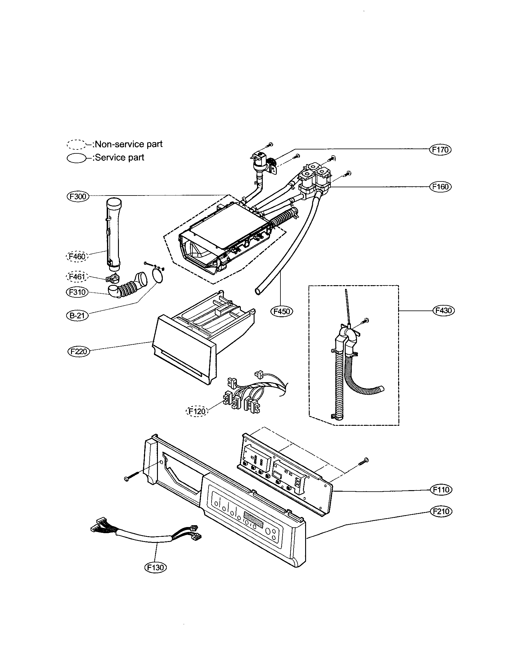 Control panel/dispenser