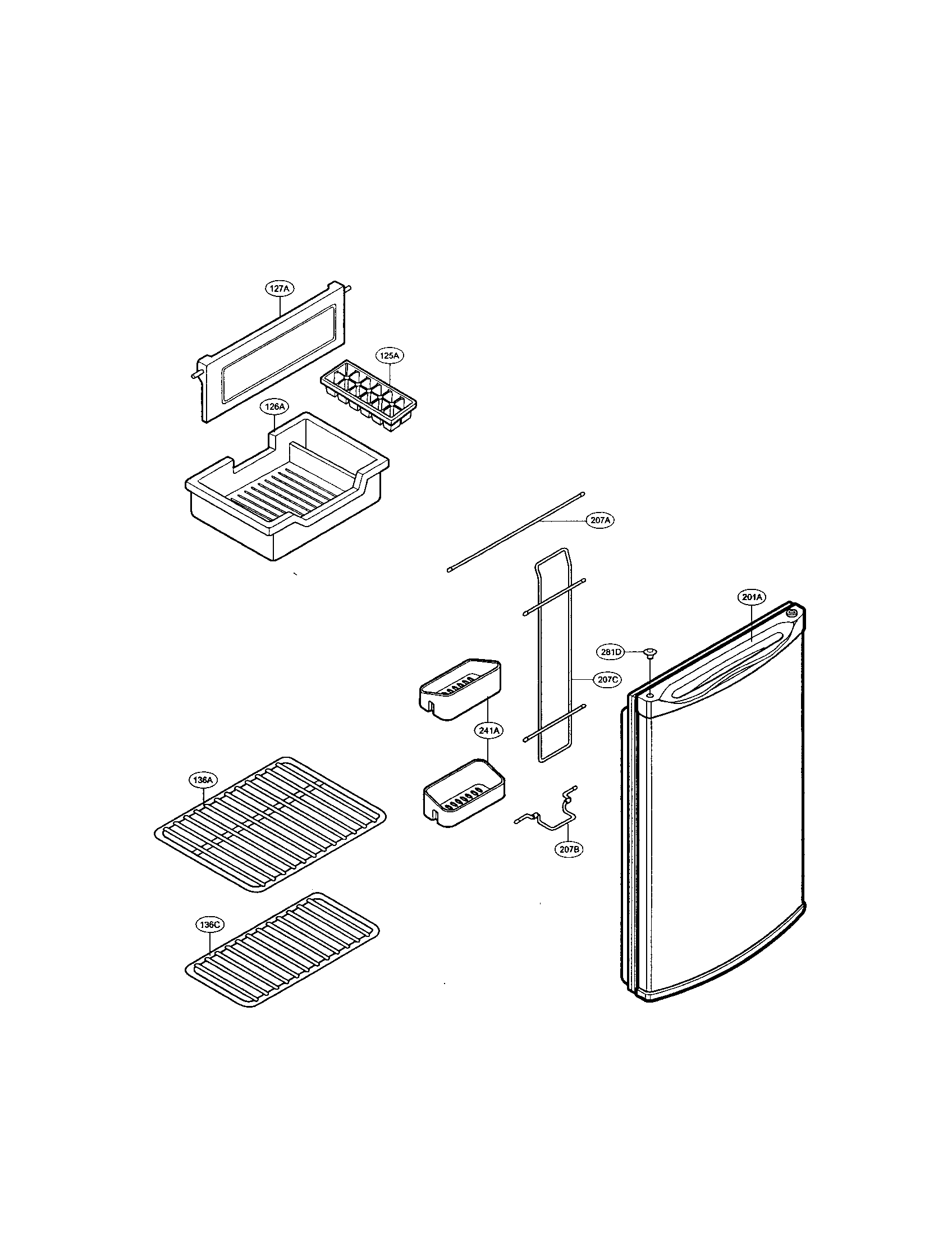 Door/shelves