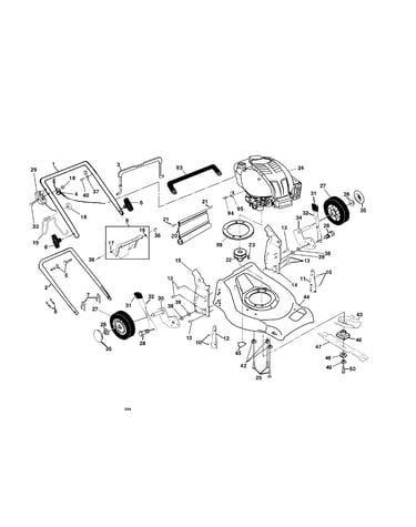 Engine/handle/housing