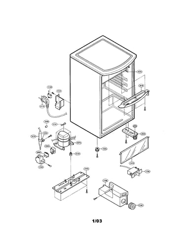 Evaporator/drier/comp. base