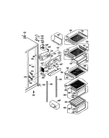 Refrigerator shelves
