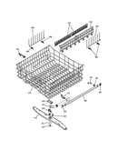 Upper rack and arm