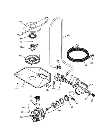 Motor-pump mechanism