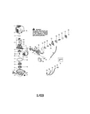 Shroud/crankshaft/flywheel