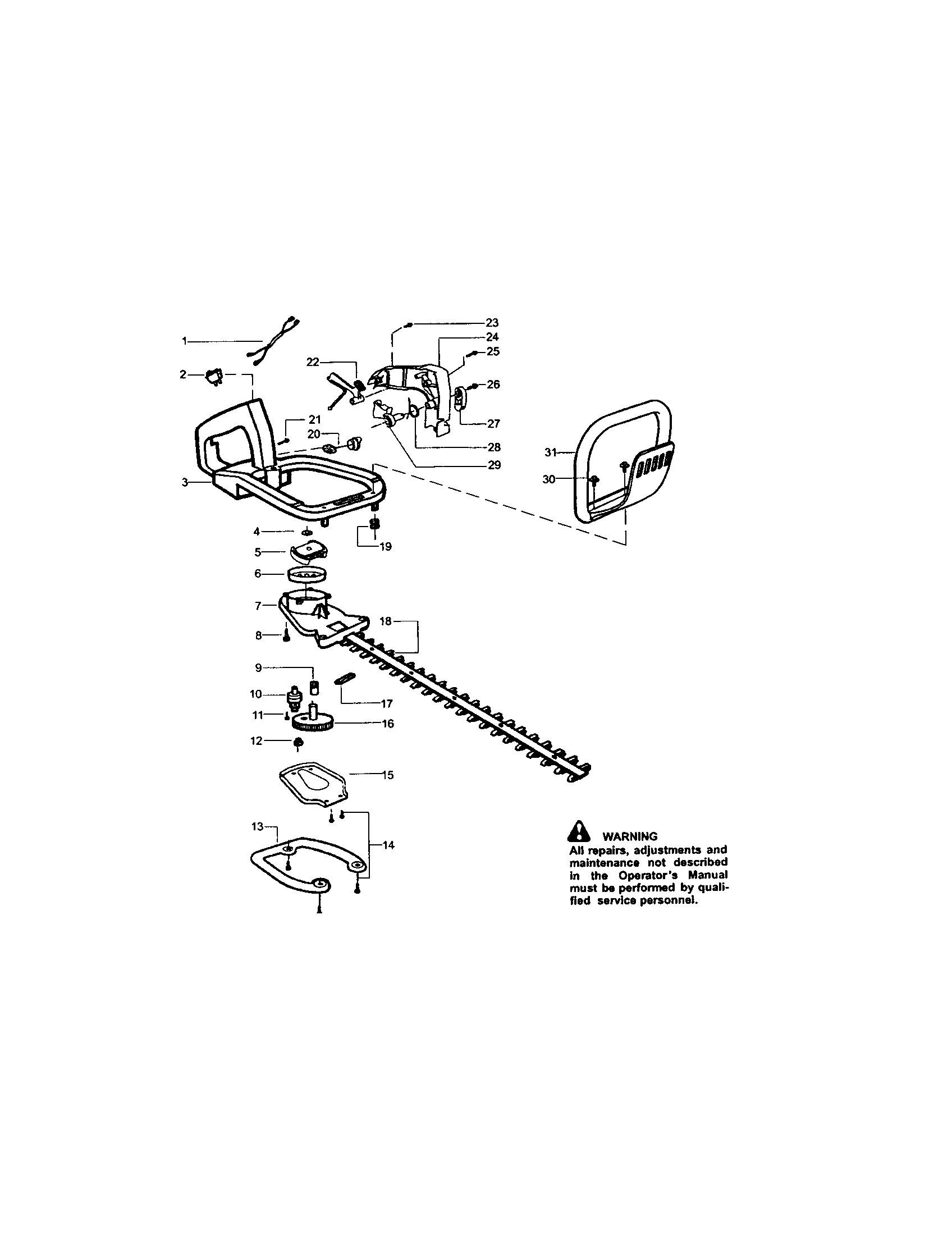 HANDLE/TANK/BLADE