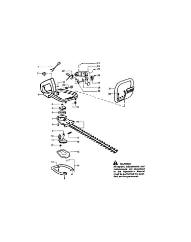 Handle/tank/blade