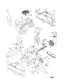 Frame/console/seat/handle