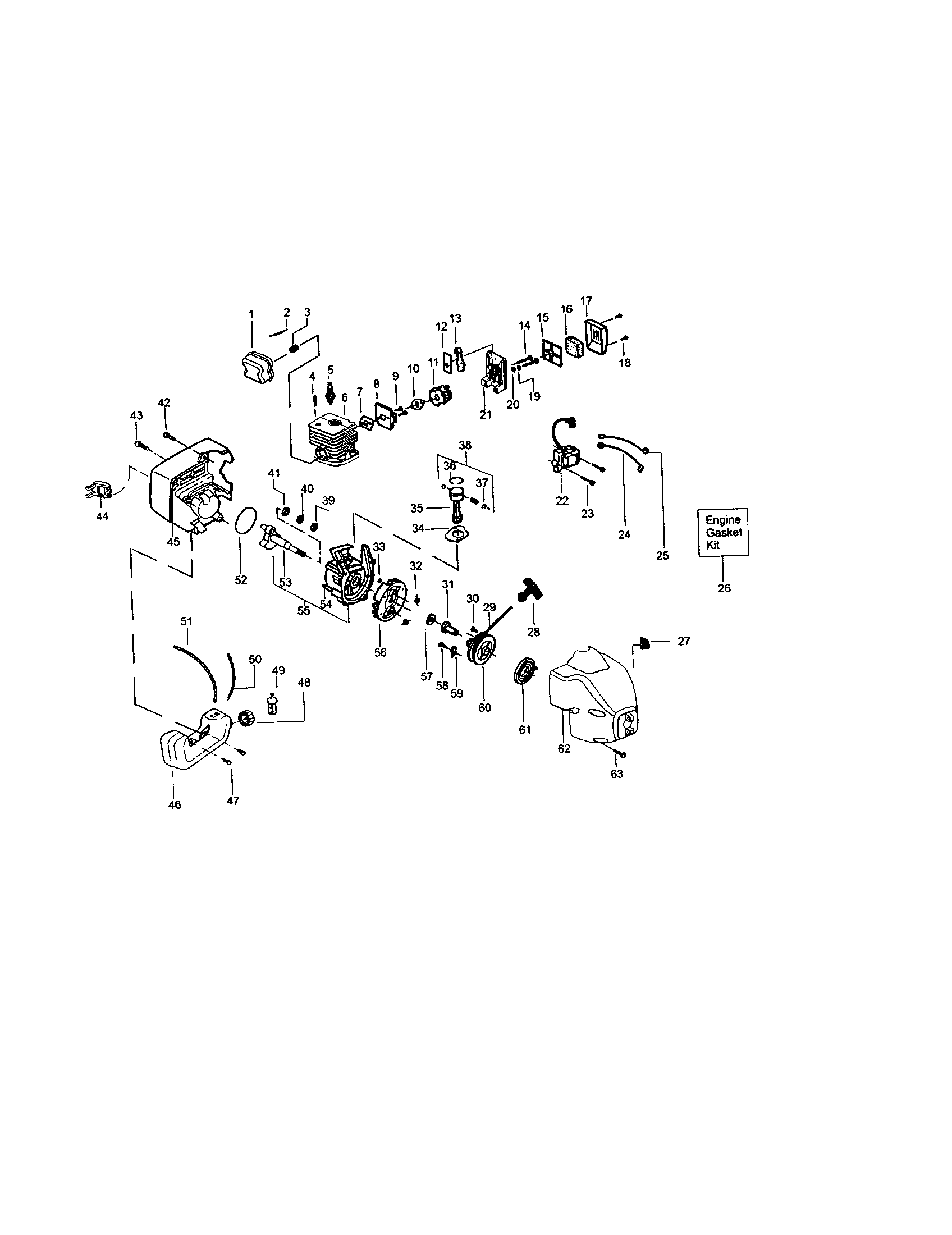 Crankshaft/crankcase