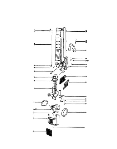 Motor cover/rear housing