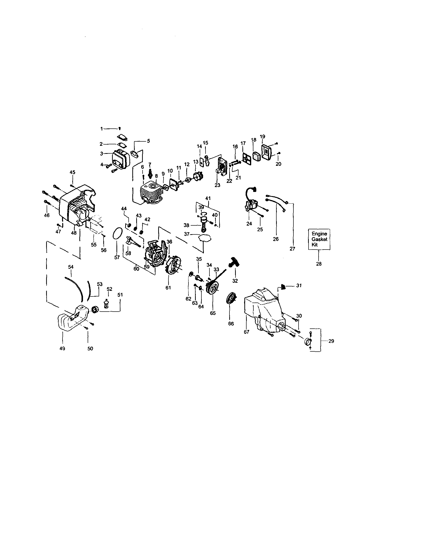 Crankshaft/crankcase