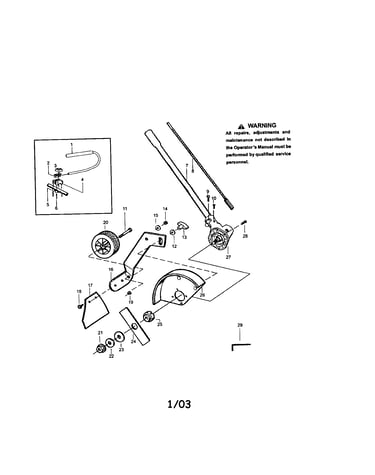 Convertible egder attachment