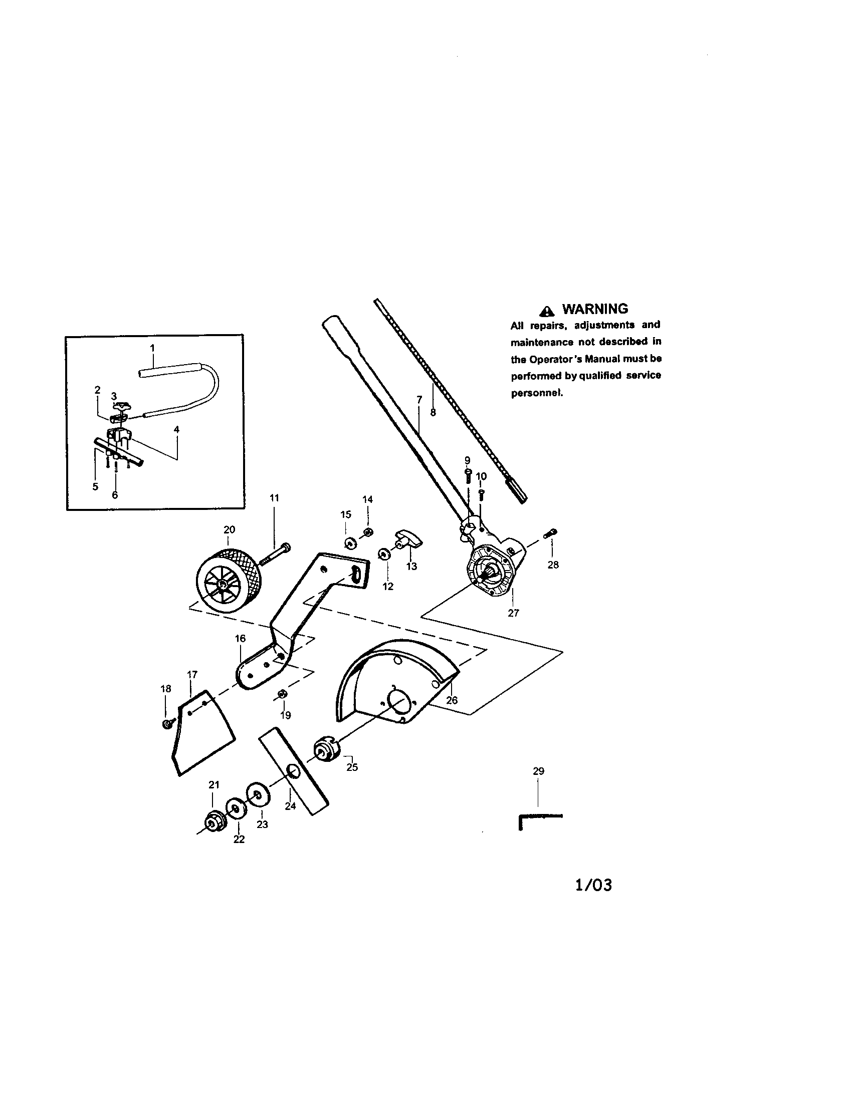 Covertible edger attachment