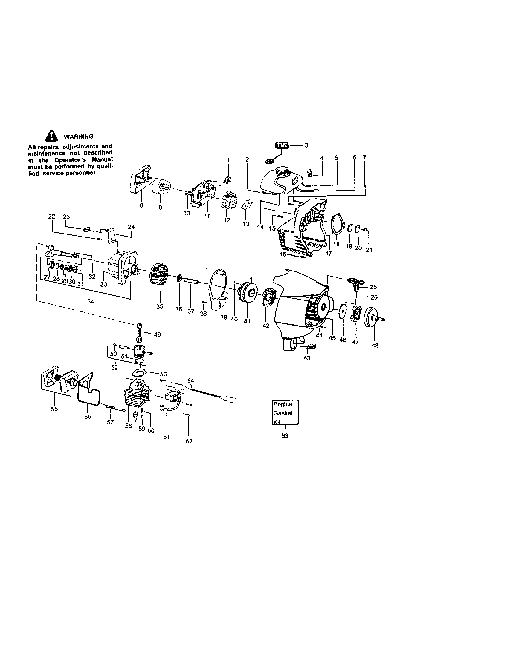 Crankshaft/crankcase
