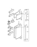 Door and shelving