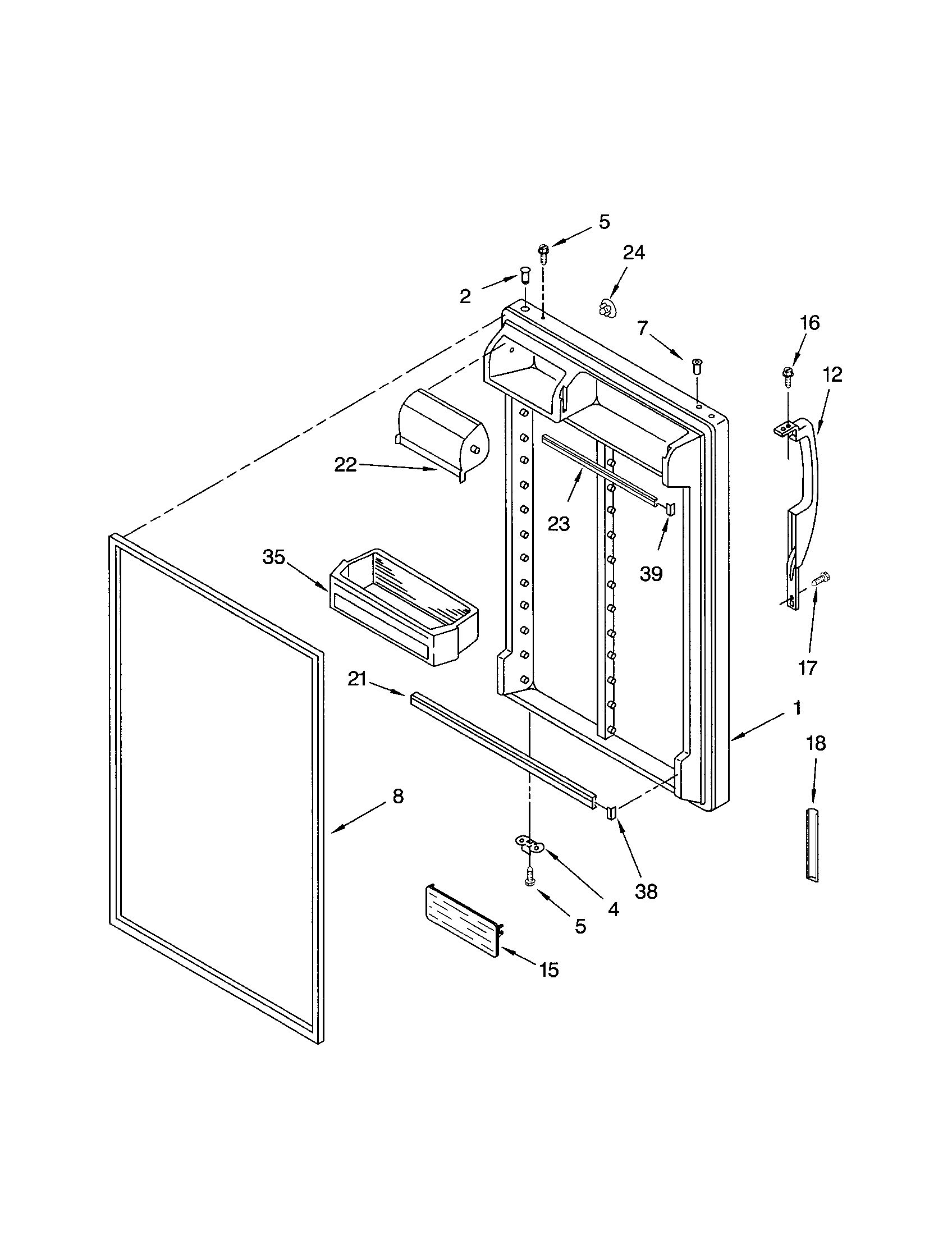 REFRIGERATOR DOOR