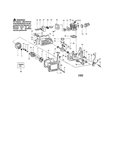 Cylinder/flywheel