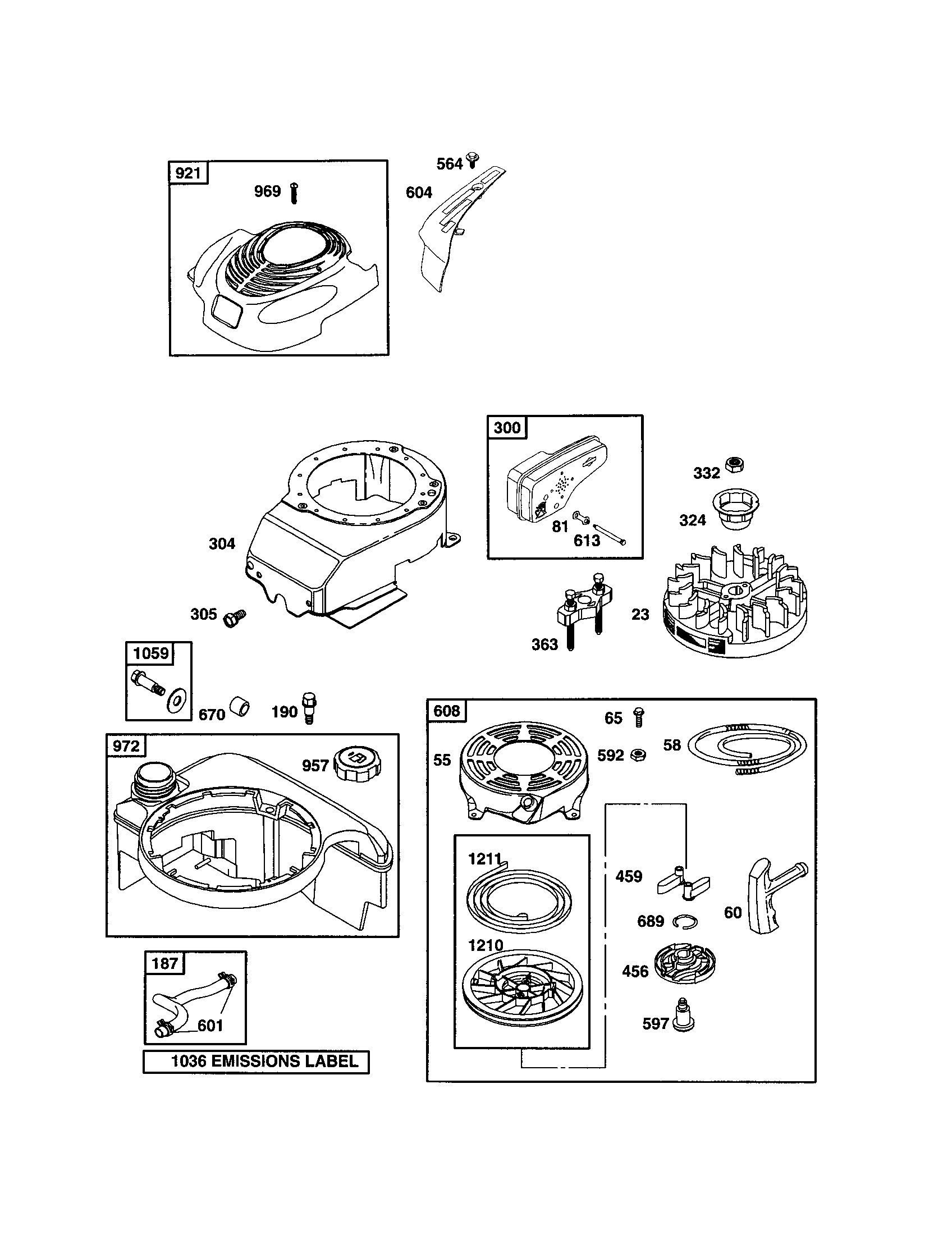 HOUSING-BLOWER/STARTER-REWIND