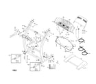 Proform DRTL11720 console/handrail/motor hood diagram