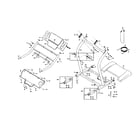 NordicTrack NTL99020 console/handle/motor hood diagram