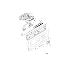 Bosch SHI4302UC/11 (FD 8003) fascia panel diagram