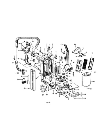 Motor/handl/hose