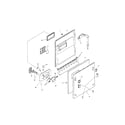 Bosch SHI6805UC/06 door assembly diagram