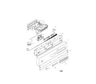 Bosch SHI6806UC/06 fascia panel diagram