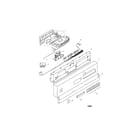 Bosch SHI6806UC/12 fascia panel diagram