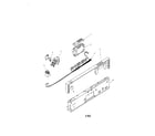 Bosch SHV4303UC/06 (FD 7712-8002) fascia panel diagram