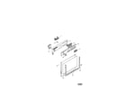 Bosch SMU2046UC/14 (FD 7402-7902) fascia panel and outer door diagram