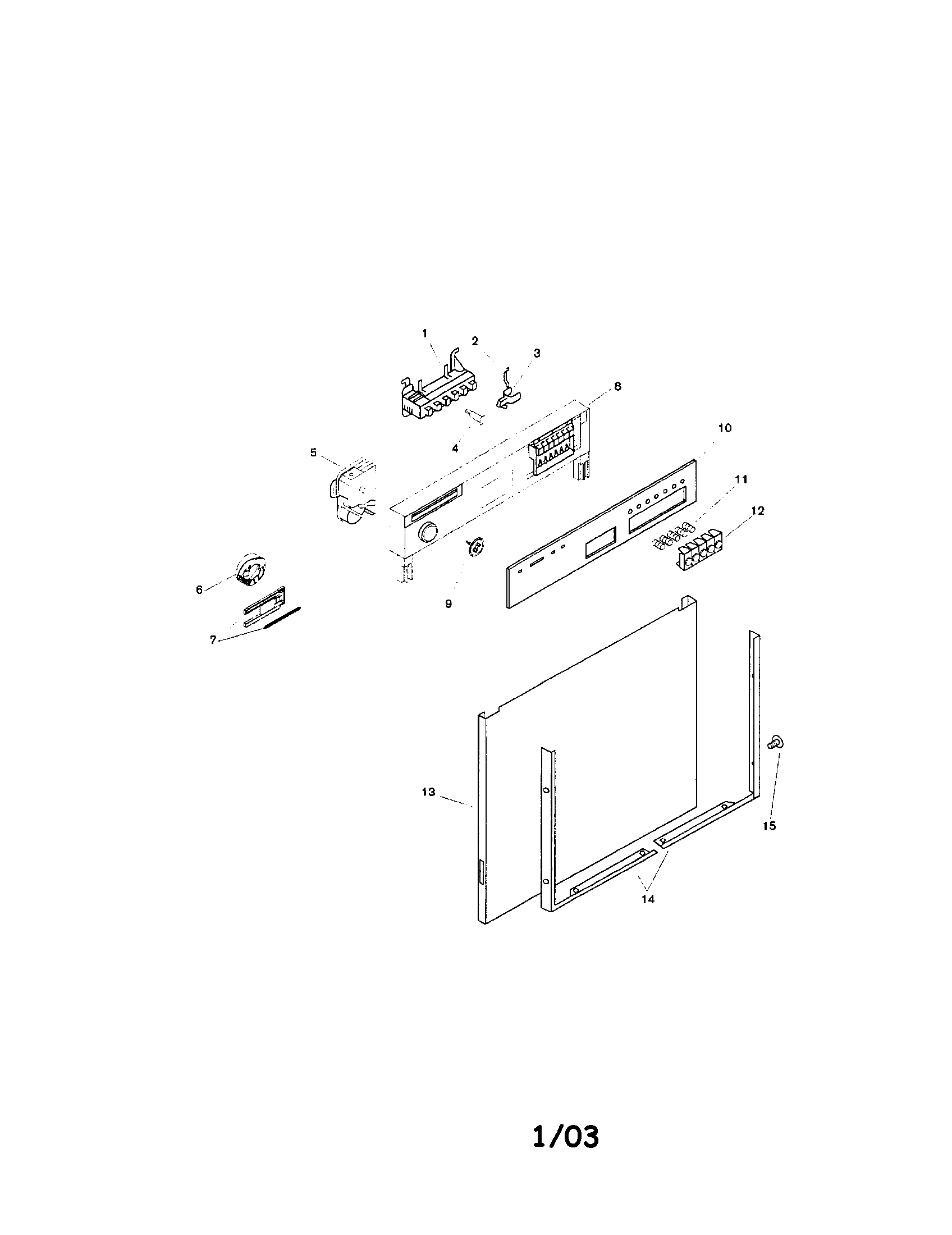 Fascia panel and outer door
