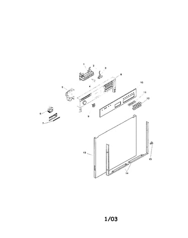 Fascia panel and outer door