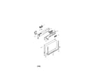 Bosch SMU2042UC/09 (FD 7307-7504) fascia panel and outer door diagram