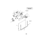 Bosch SMU7052UC/09 (FD 7507-7902) fascia panel and outer door diagram