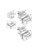 Door/basket/insulation shroud