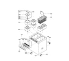 LG GR-K13PBQ cabinet/basket diagram