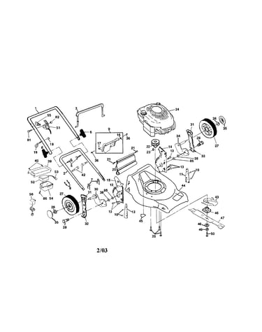 Housing/handle/engine
